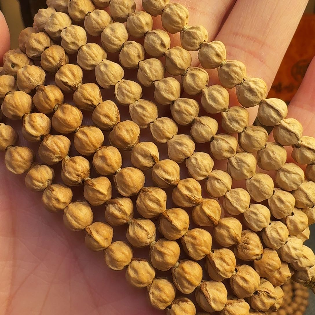 手串柏香籽/百香籽热振原桩矮莲花6mm