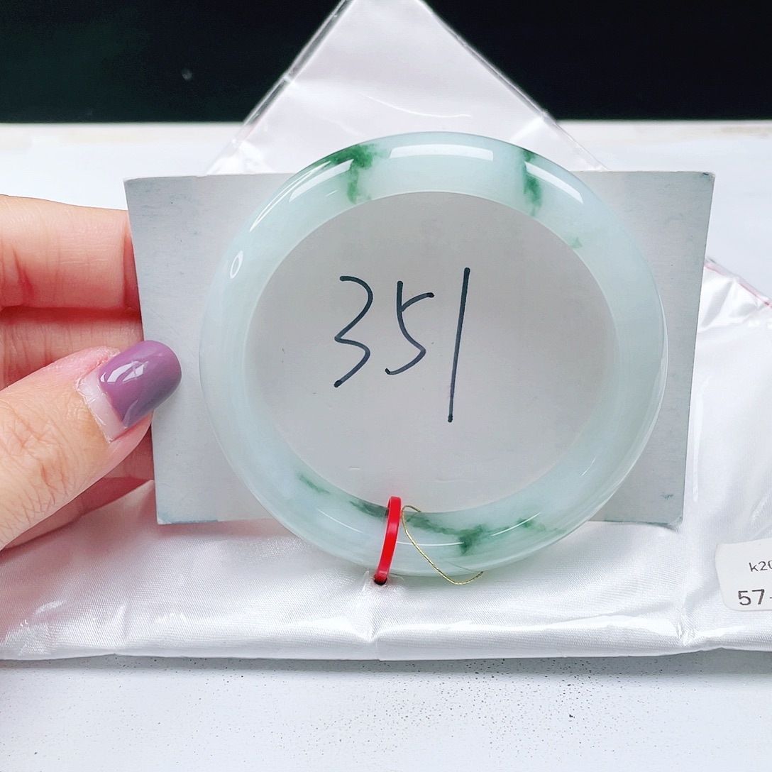 翡翠未镶嵌手镯缅甸翡翠57