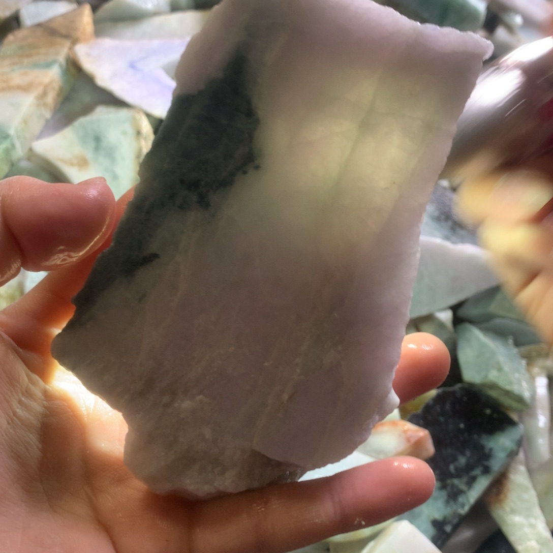 翡翠颈饰未镶嵌缅甸翡翠