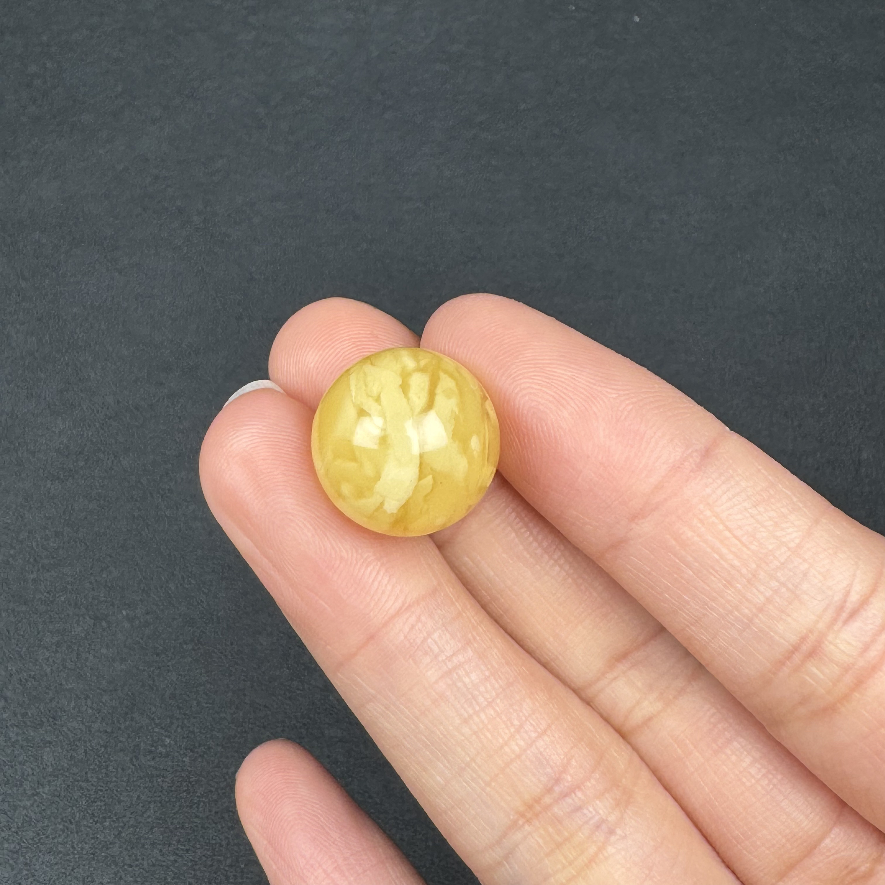 Y9246天然原矿蜜蜡 单珠17.8mm3克 90元/克