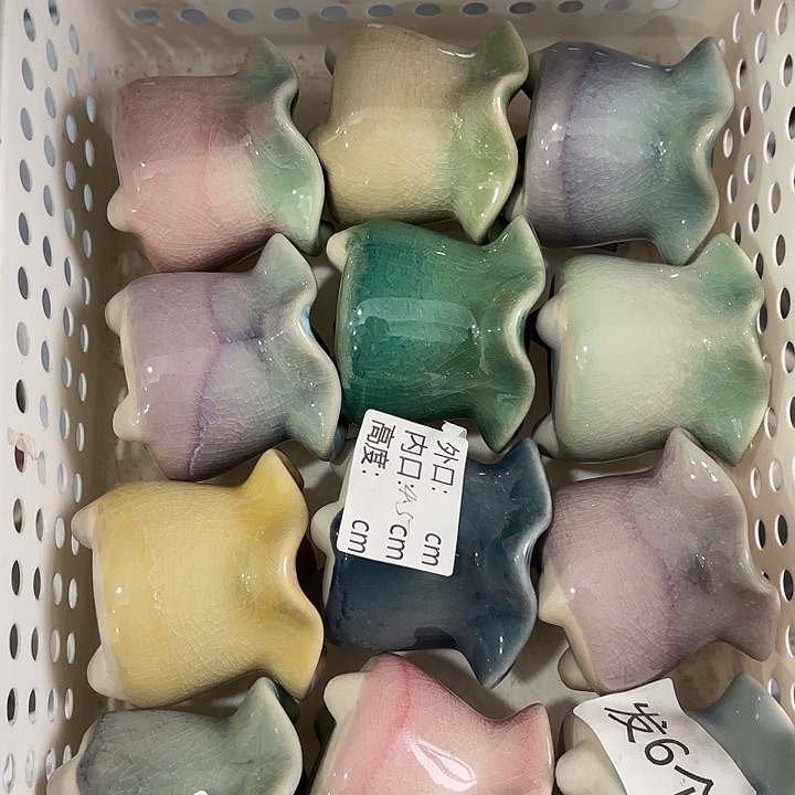 陶瓷发6个，非完美，介意慎拍。