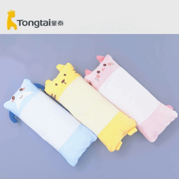 Tongtai/童泰四季0-8岁黄金子防偏头安全感新生儿侧睡卡通枕头