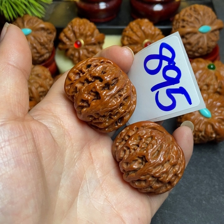 文玩核桃把件34苹果895