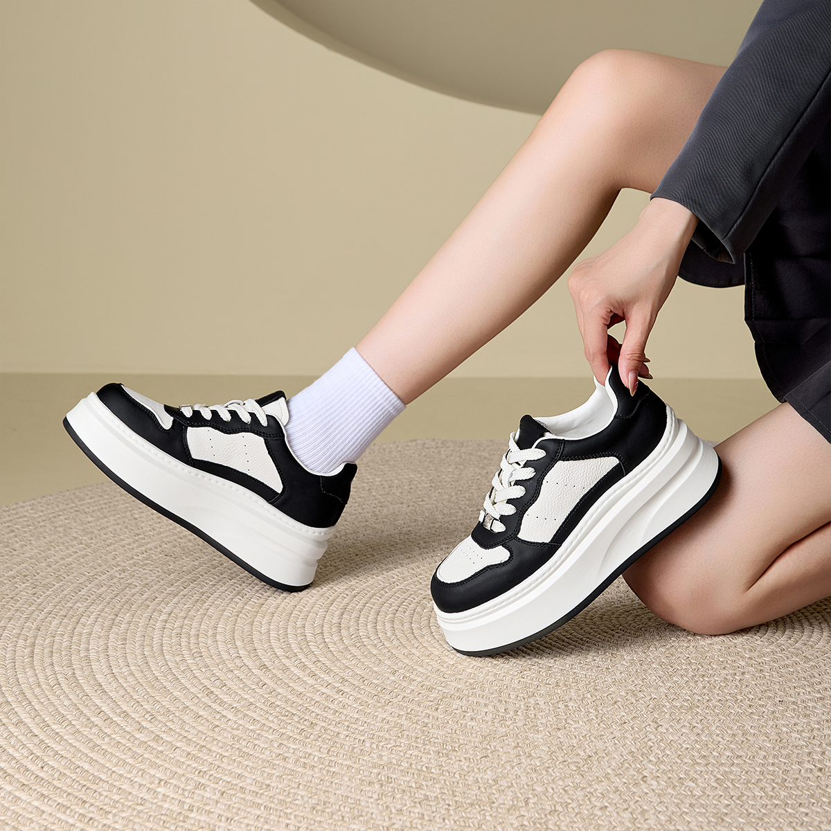 9099秋季运动休闲鞋浅口时尚休闲鞋百搭女鞋