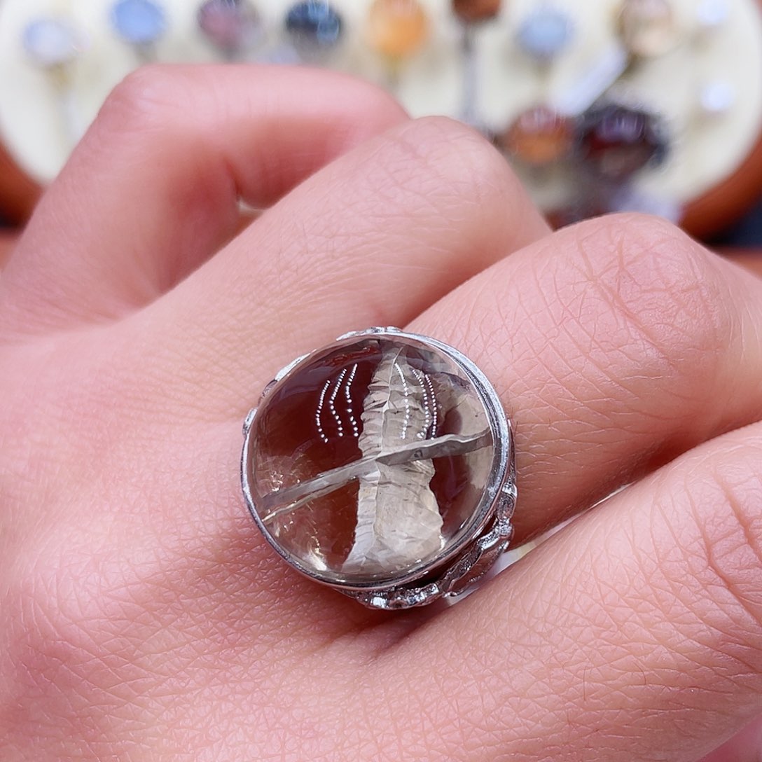 水晶磨合银S925镶嵌h****…