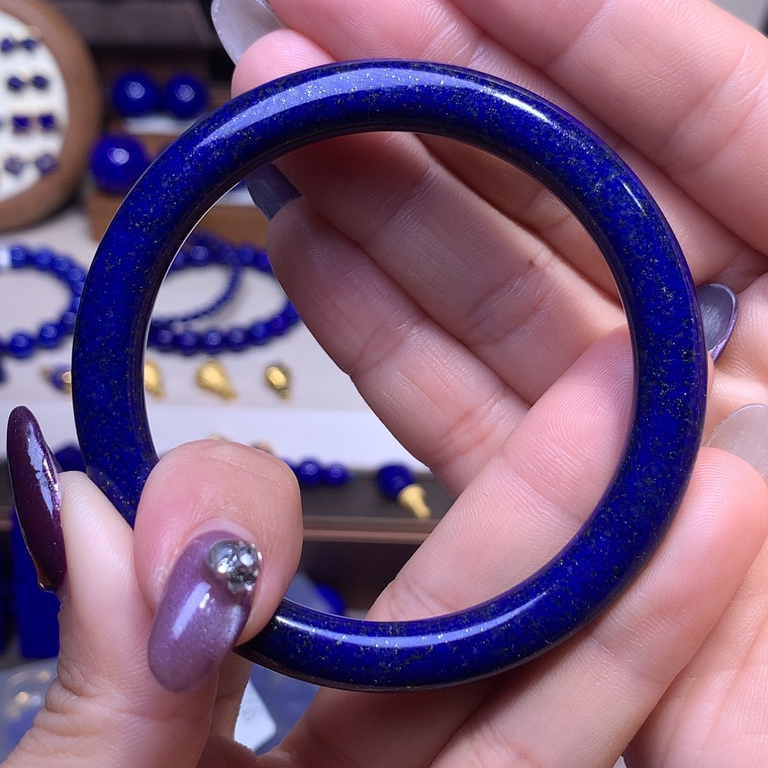 青金石未镶嵌56手镯