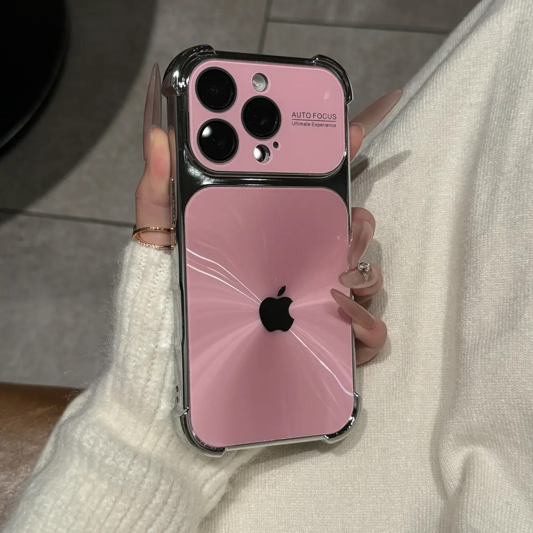新款高级电镀极光全包适用iPhone17手机壳苹果16promax防摔15女14