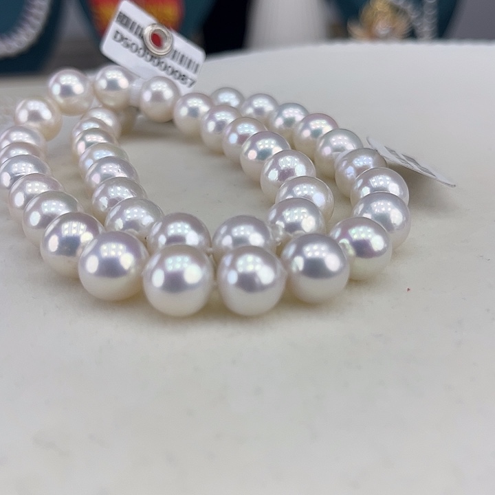 淡水珍珠银S925镶嵌颈饰10➕极光炫彩高品