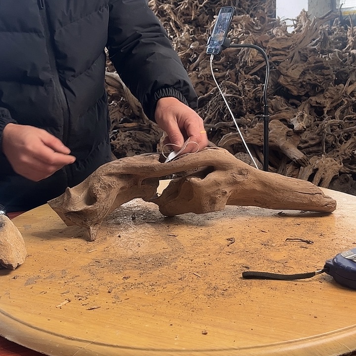 木551615 鱼缸造景根雕艺术9