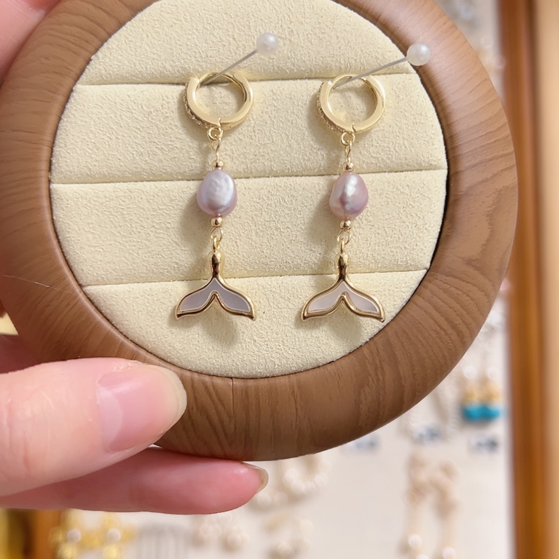 淡水珍珠银S925镶嵌原创手作