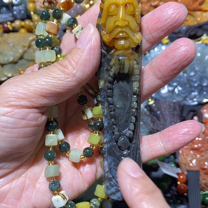 岫玉岫玉吊坠未镶嵌