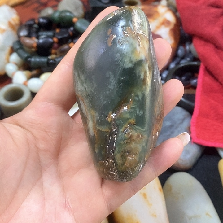 手链未镶嵌和田玉（糖玉）