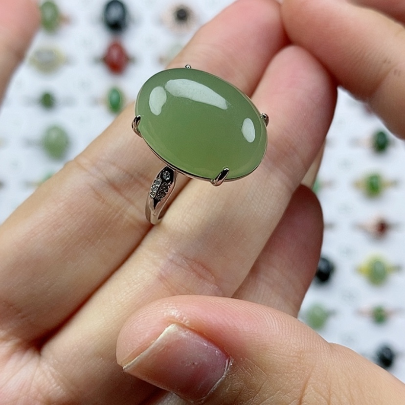 【闪购商品】和田玉纯天然和田玉和田玉戒指未镶嵌