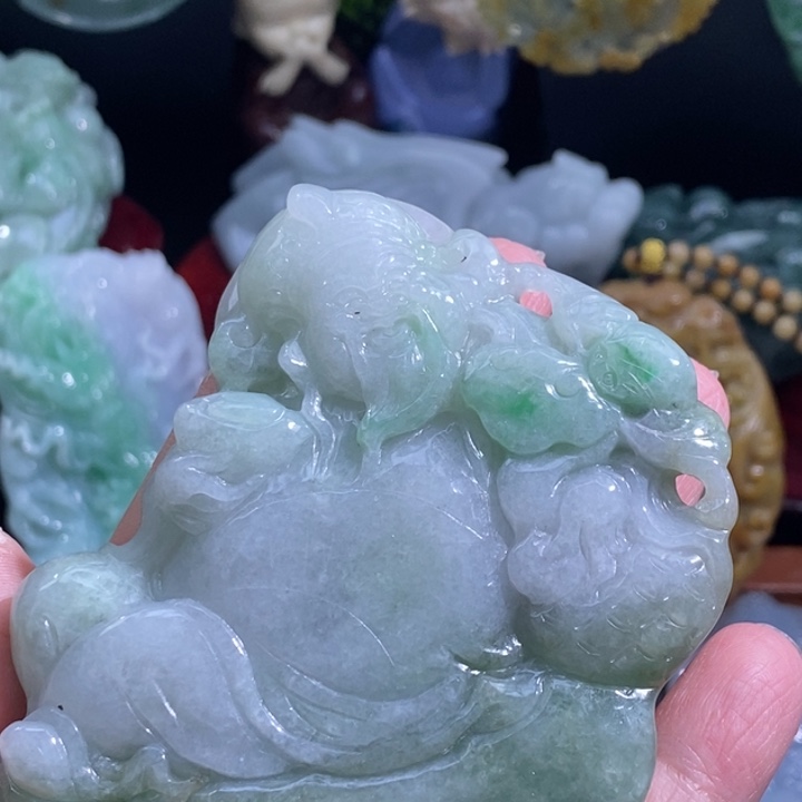 【闪购商品】颈饰未镶嵌翡翠财神