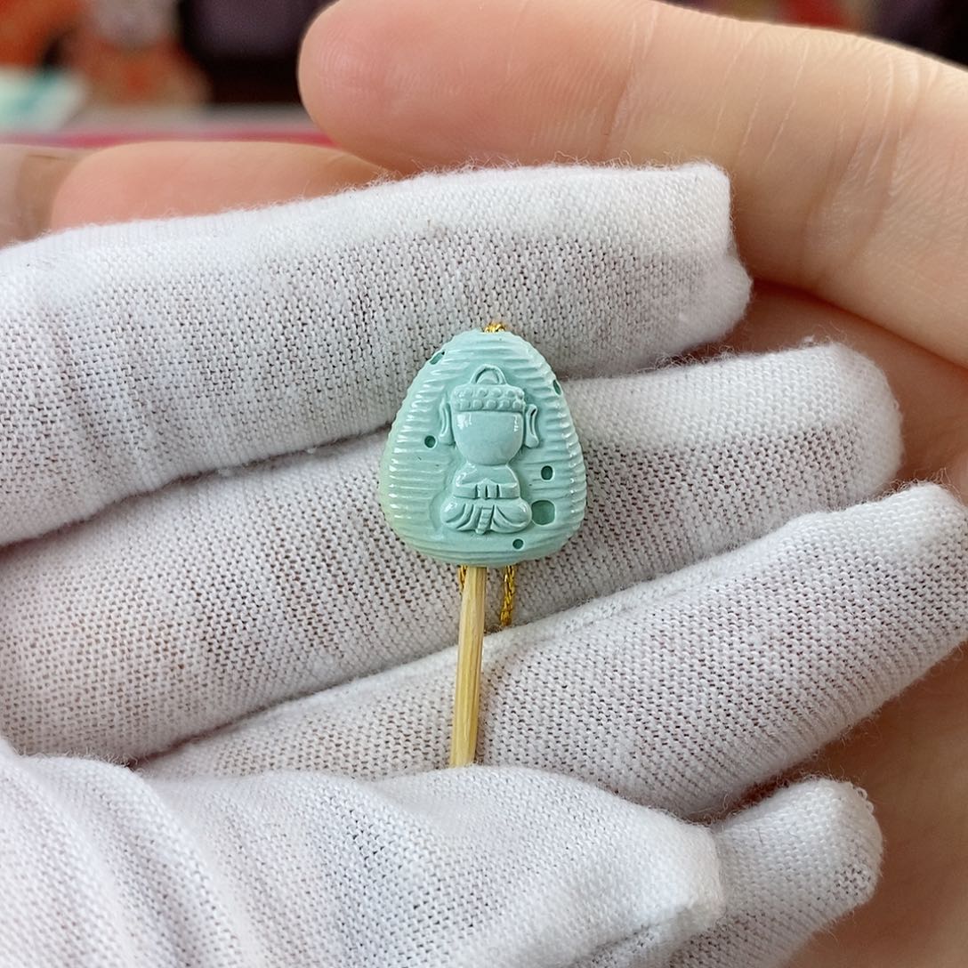 绿松石珠宝奇石未镶嵌