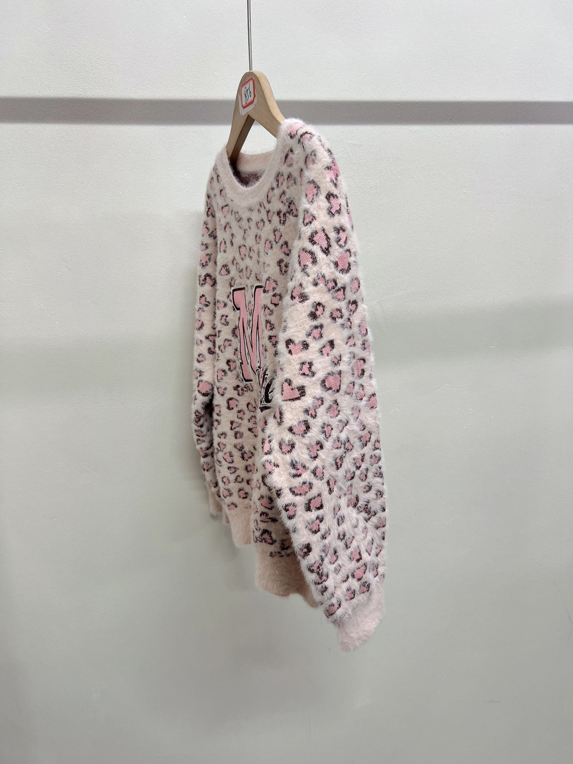 254儿童豹纹毛衣856