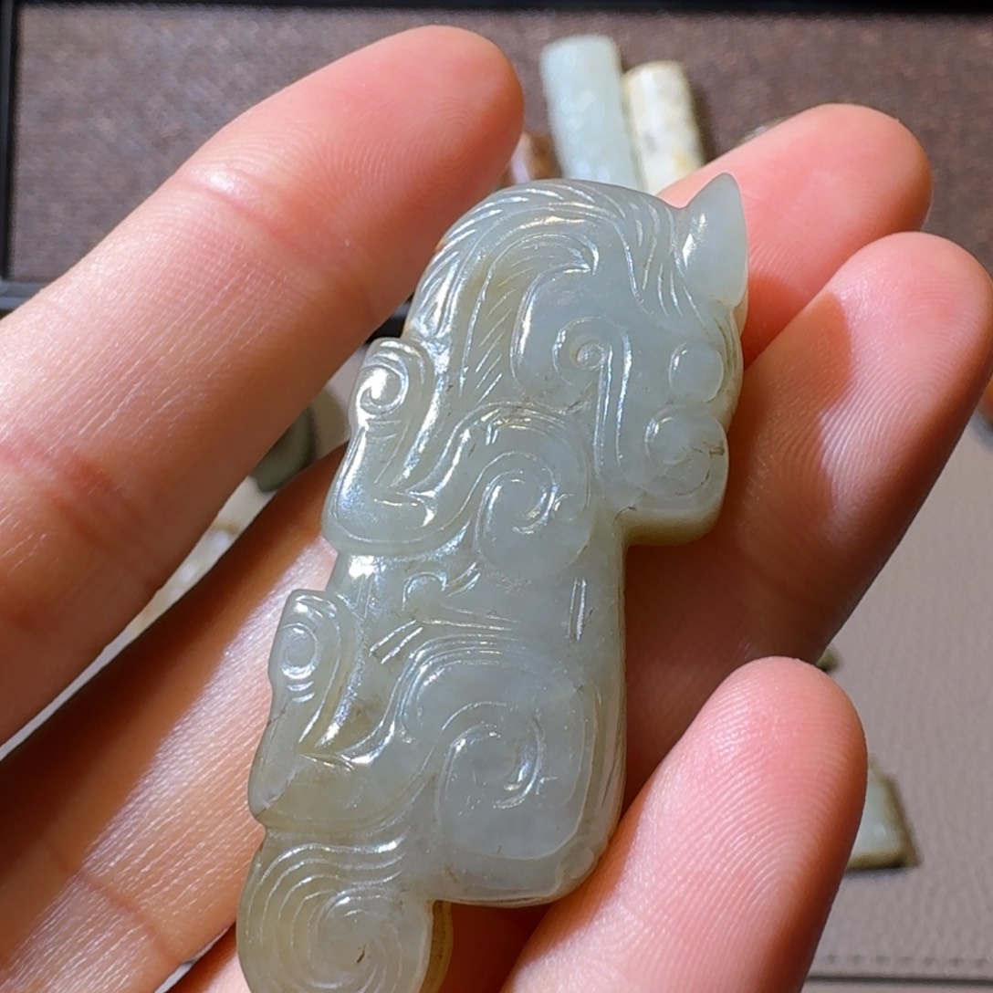 和田玉挂件未镶嵌隔**叔