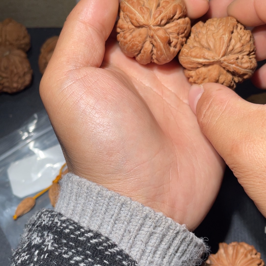 喝***盖把件文玩核桃核桃