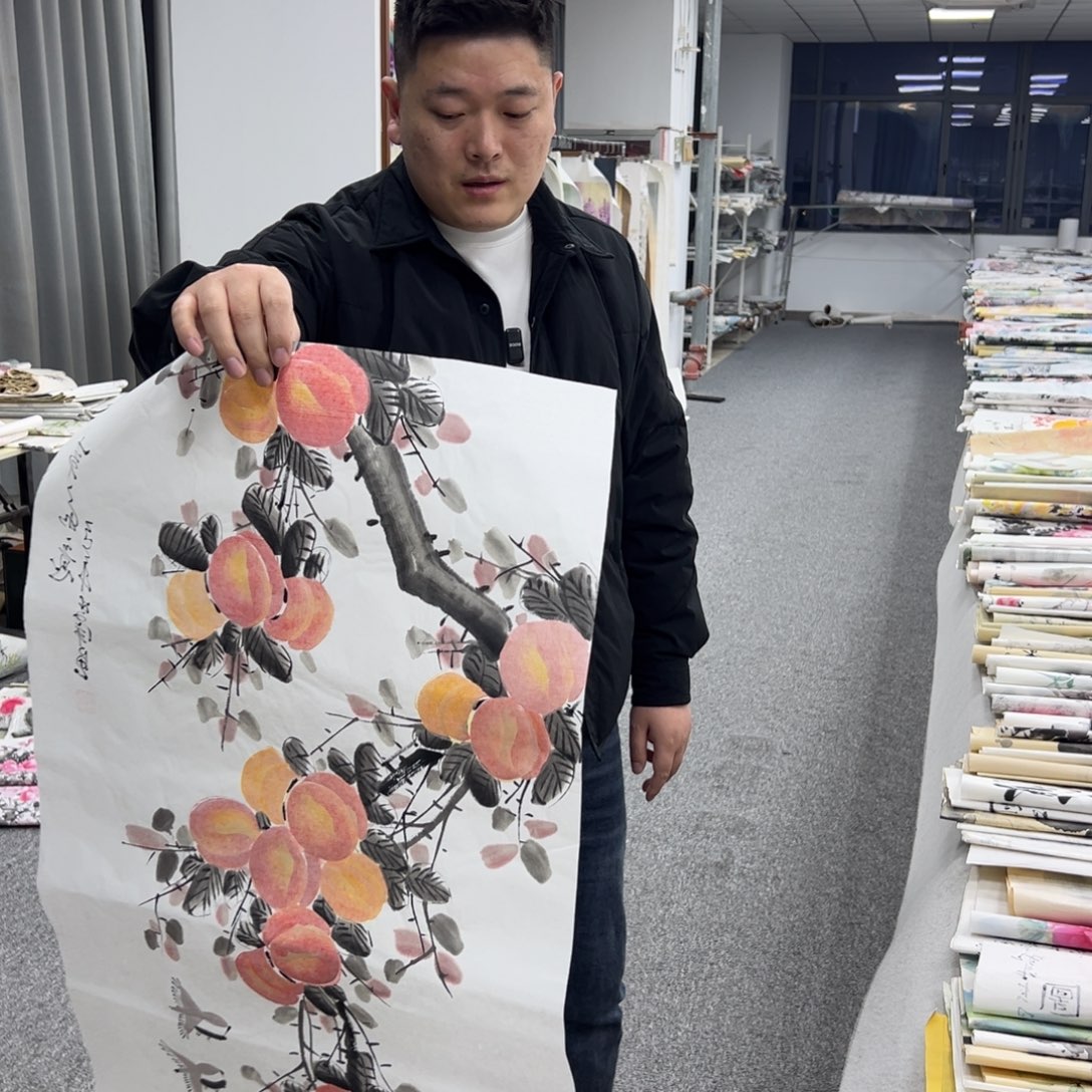 国画卖字画的小老板