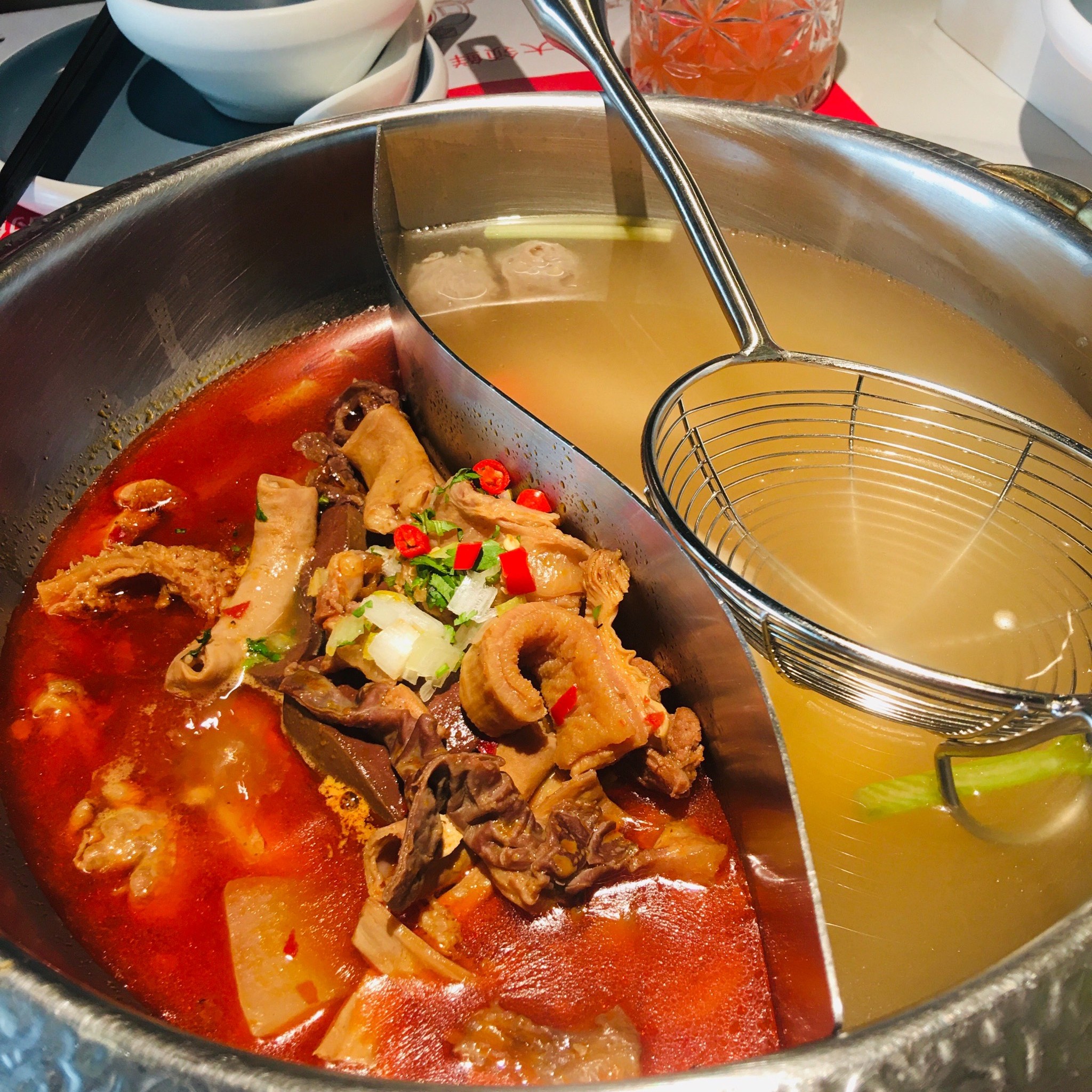 牛杂锅底三中口味 