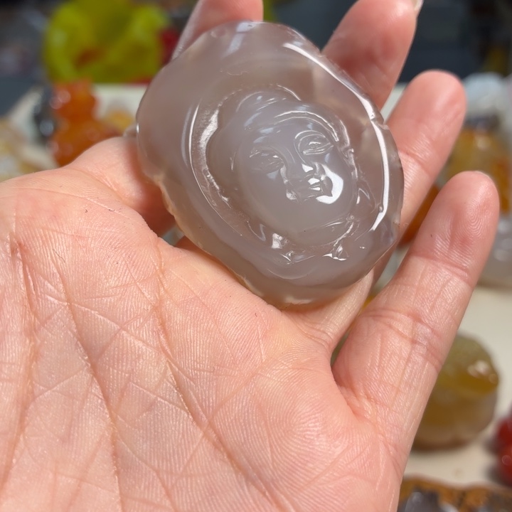 玛瑙/玉髓未镶嵌吊坠(不含链)