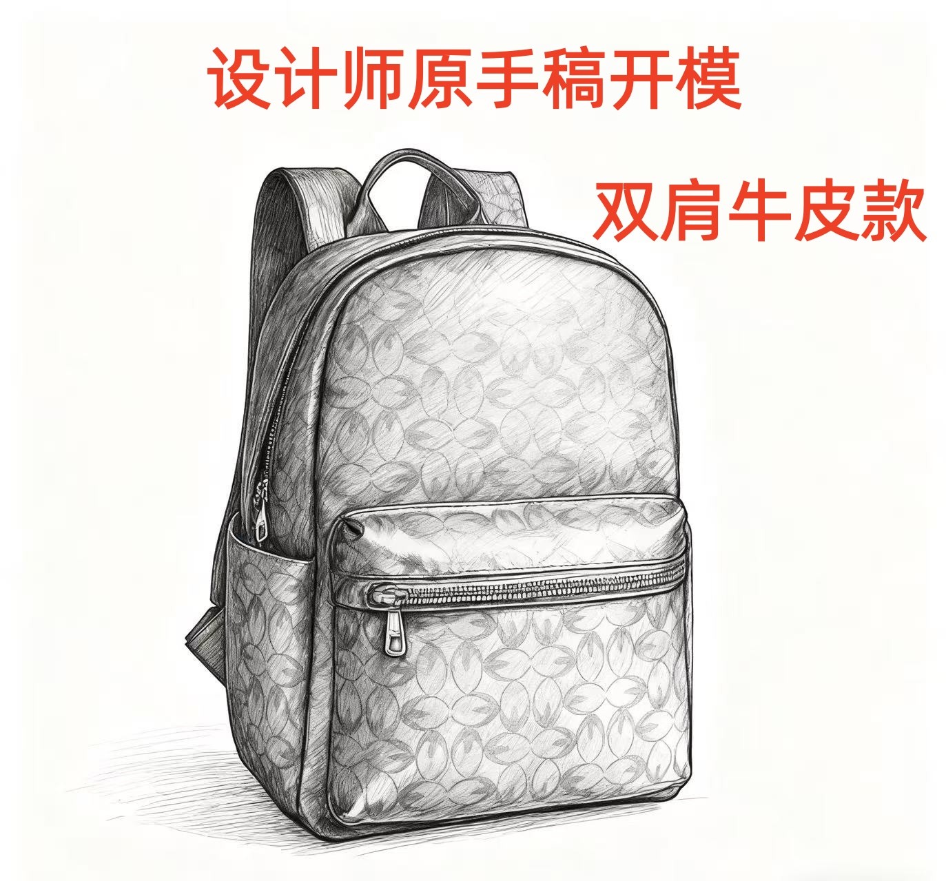 A092 蔻家双肩牛皮款【到货带原标】【带内标】单肩包