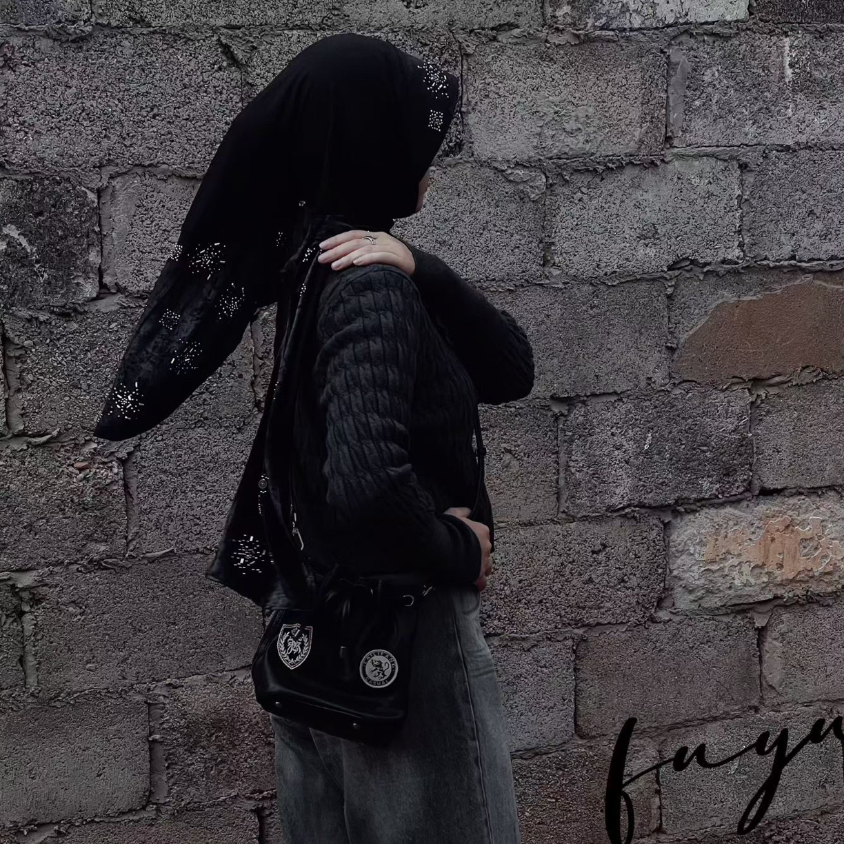 复屿头巾丝绒拼接 不退换