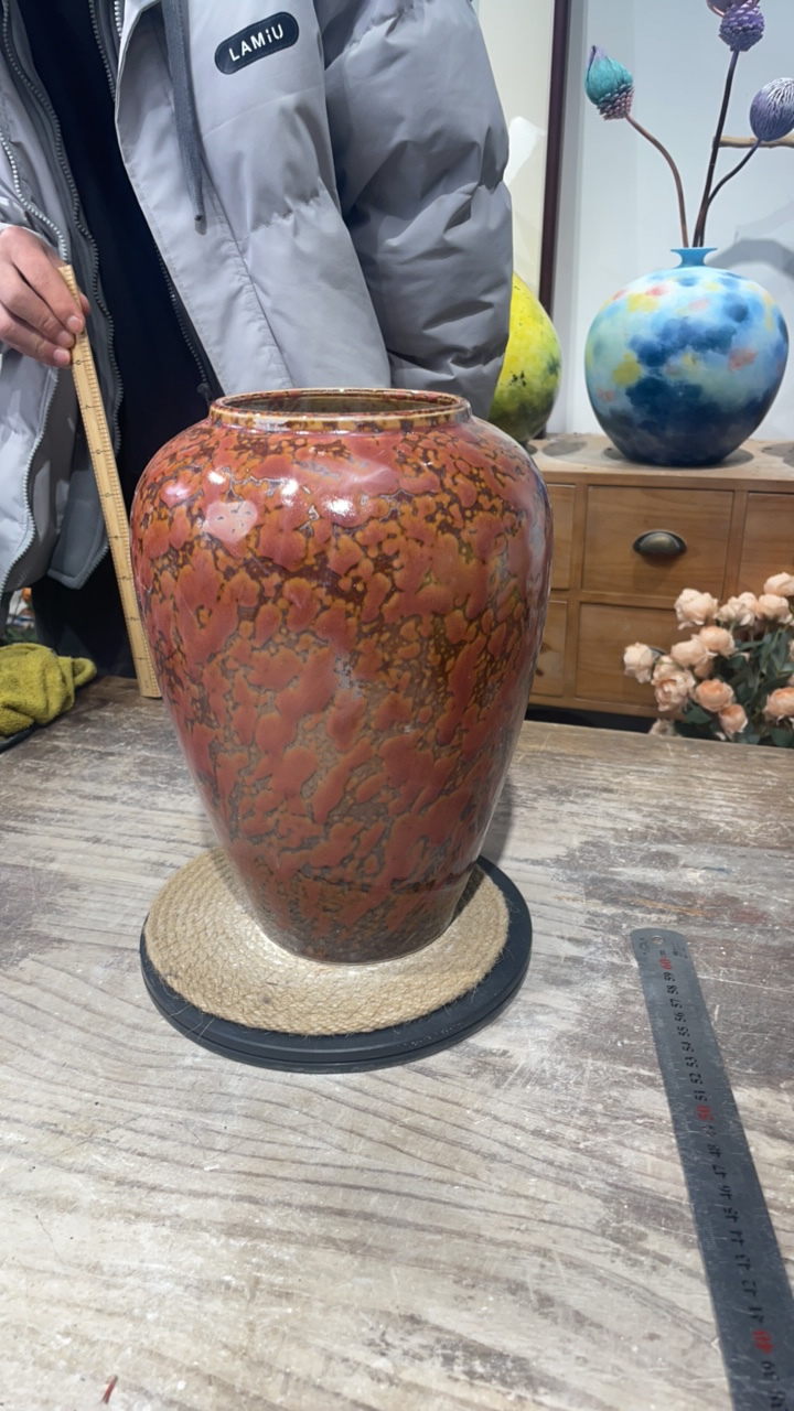 陶瓷花瓶高26口10