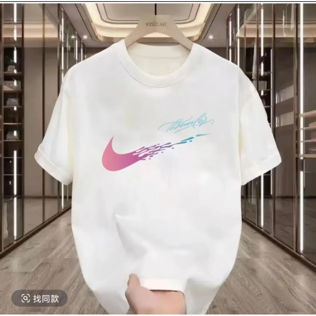 -6【一折粉丝福利】夏季男女同款百搭时尚潮牌短袖T恤