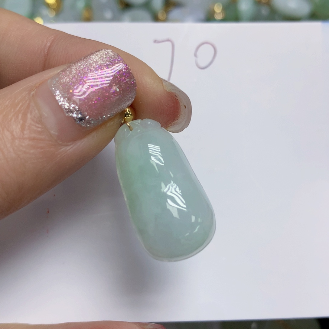 【闪购商品】翡翠颈饰合金天然翡翠A货