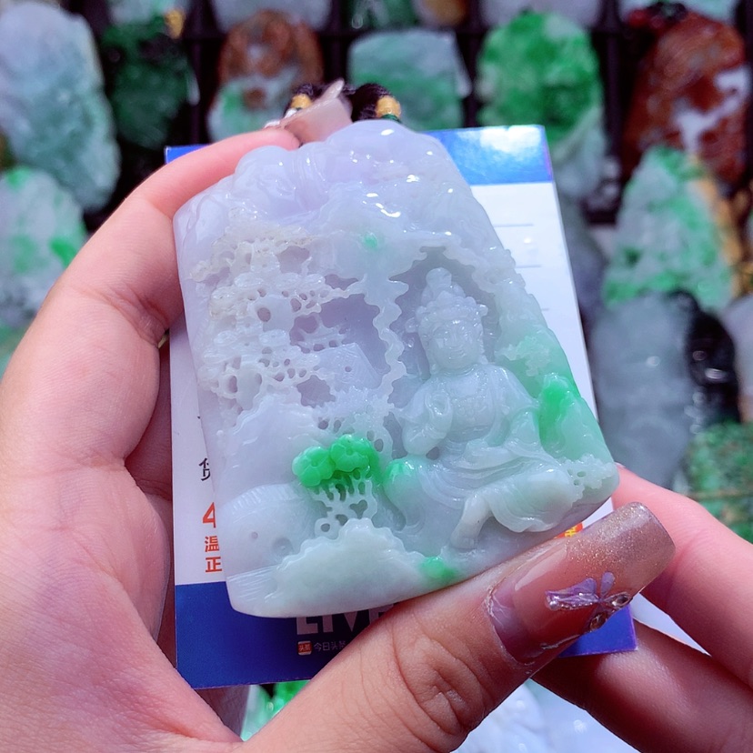 【闪购商品】翡翠颈饰未镶嵌挂件