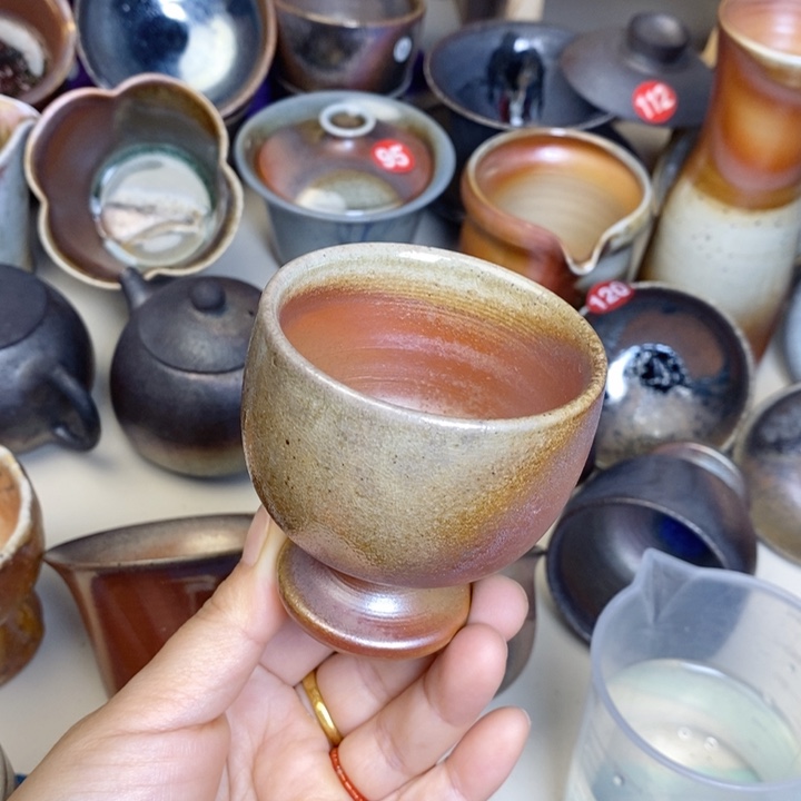 杯子锦华器纯手工柴烧茶器福利