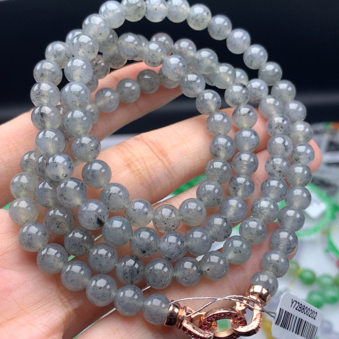 翡翠手链未镶嵌卡