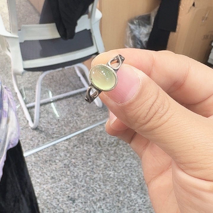 和田玉未镶嵌戒指