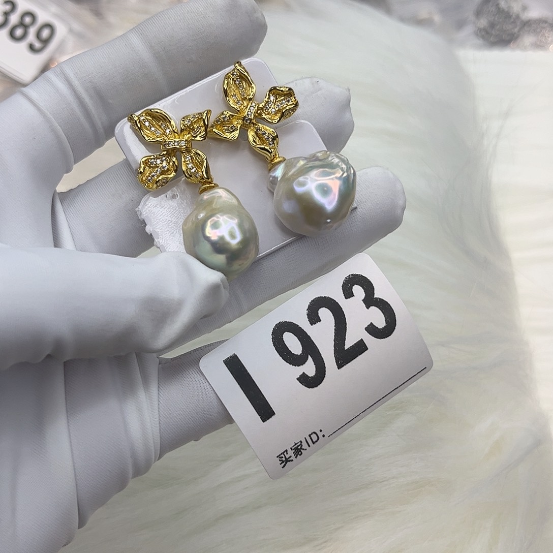 耳饰淡水珍珠合金