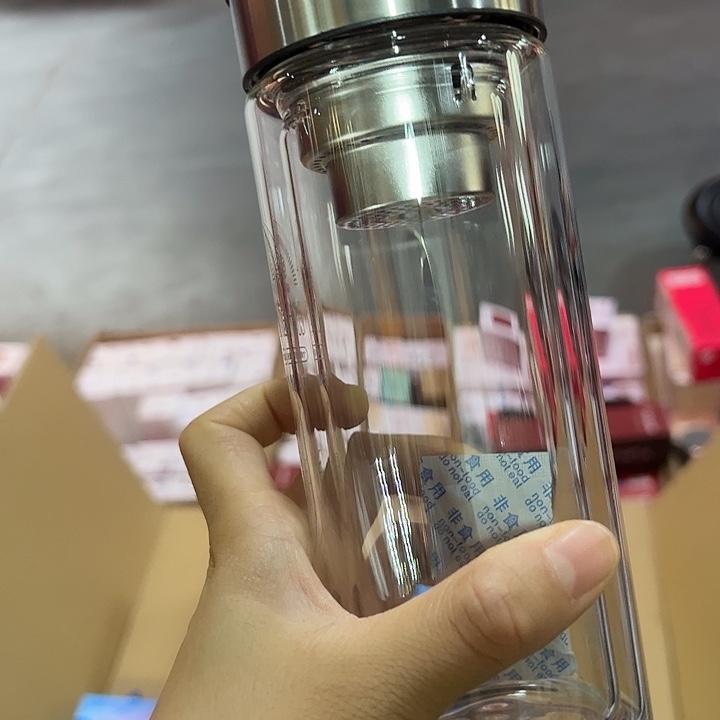 抗菌呗本色玻璃杯340本色玻璃杯➕杯套