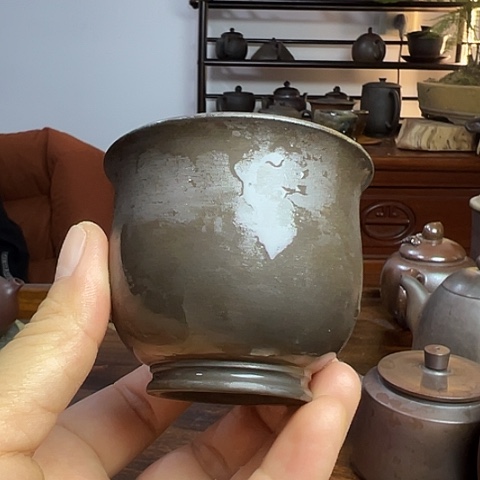 戬谷龙窑柴烧茶杯82