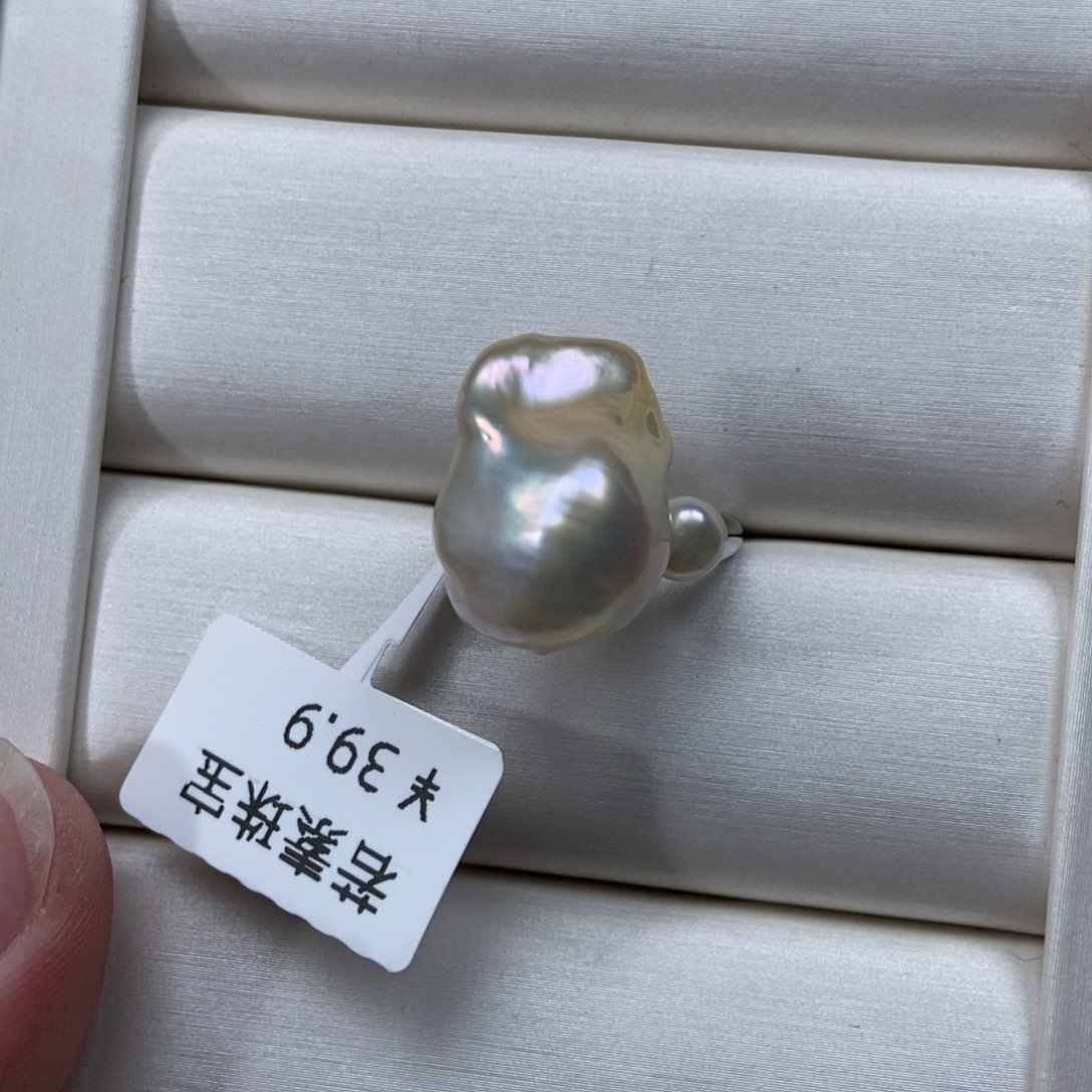 淡水珍珠戒指合金福利192