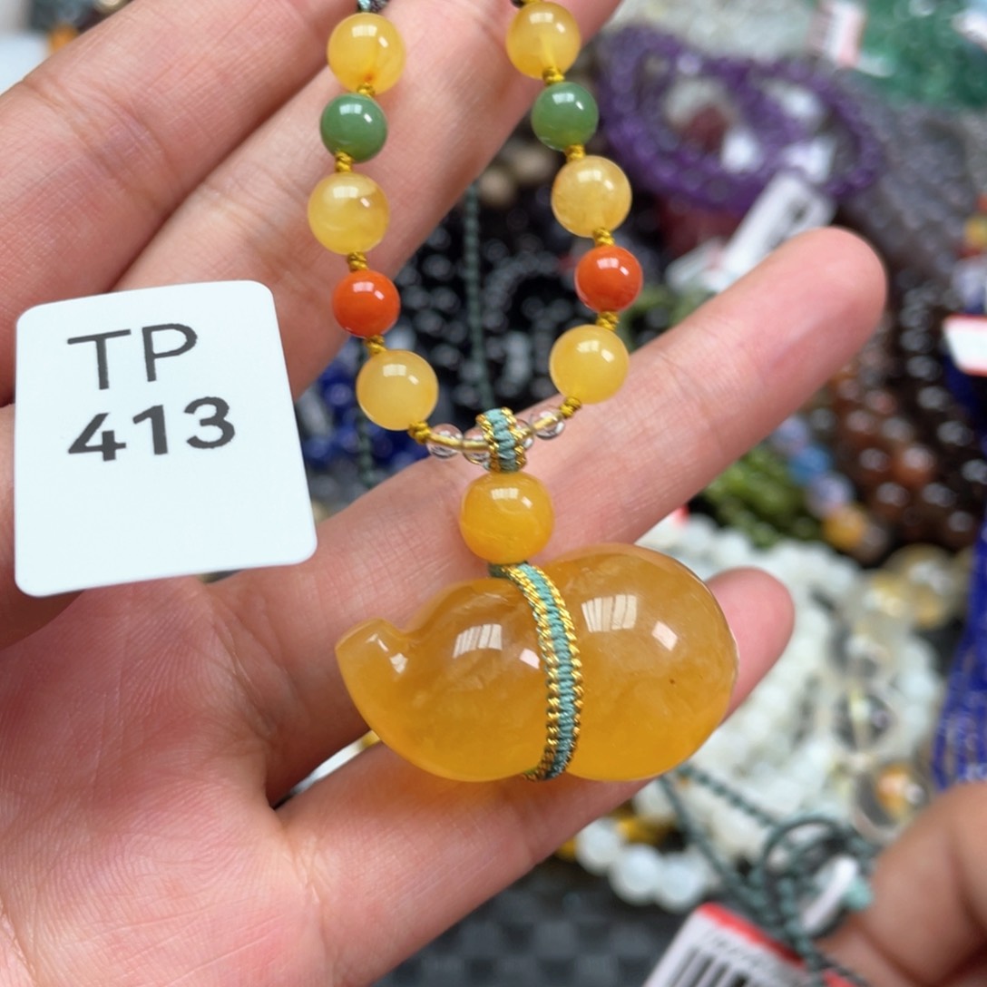 蜜蜡颈饰未镶嵌项链