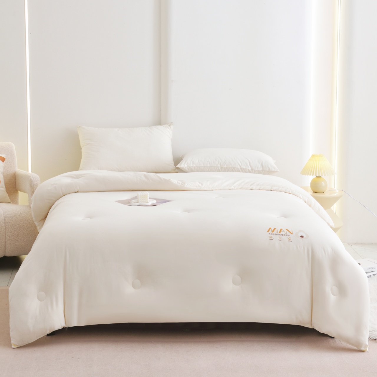 玛万生活润肤舒柔大豆被