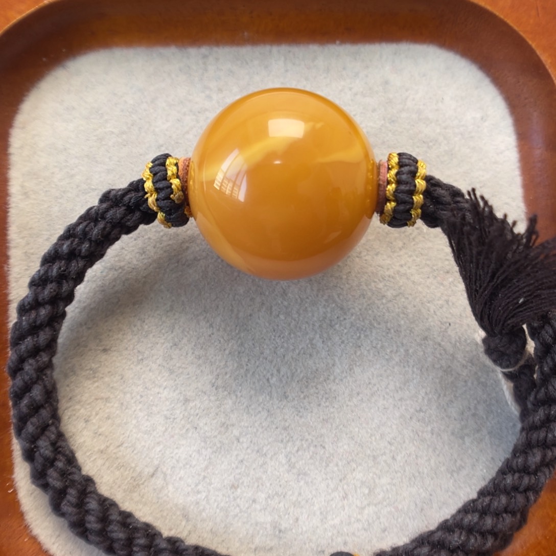 蜜蜡未镶嵌手绳蜜蜡