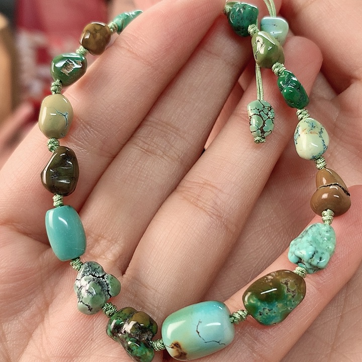 未镶嵌绿松石珠宝奇石