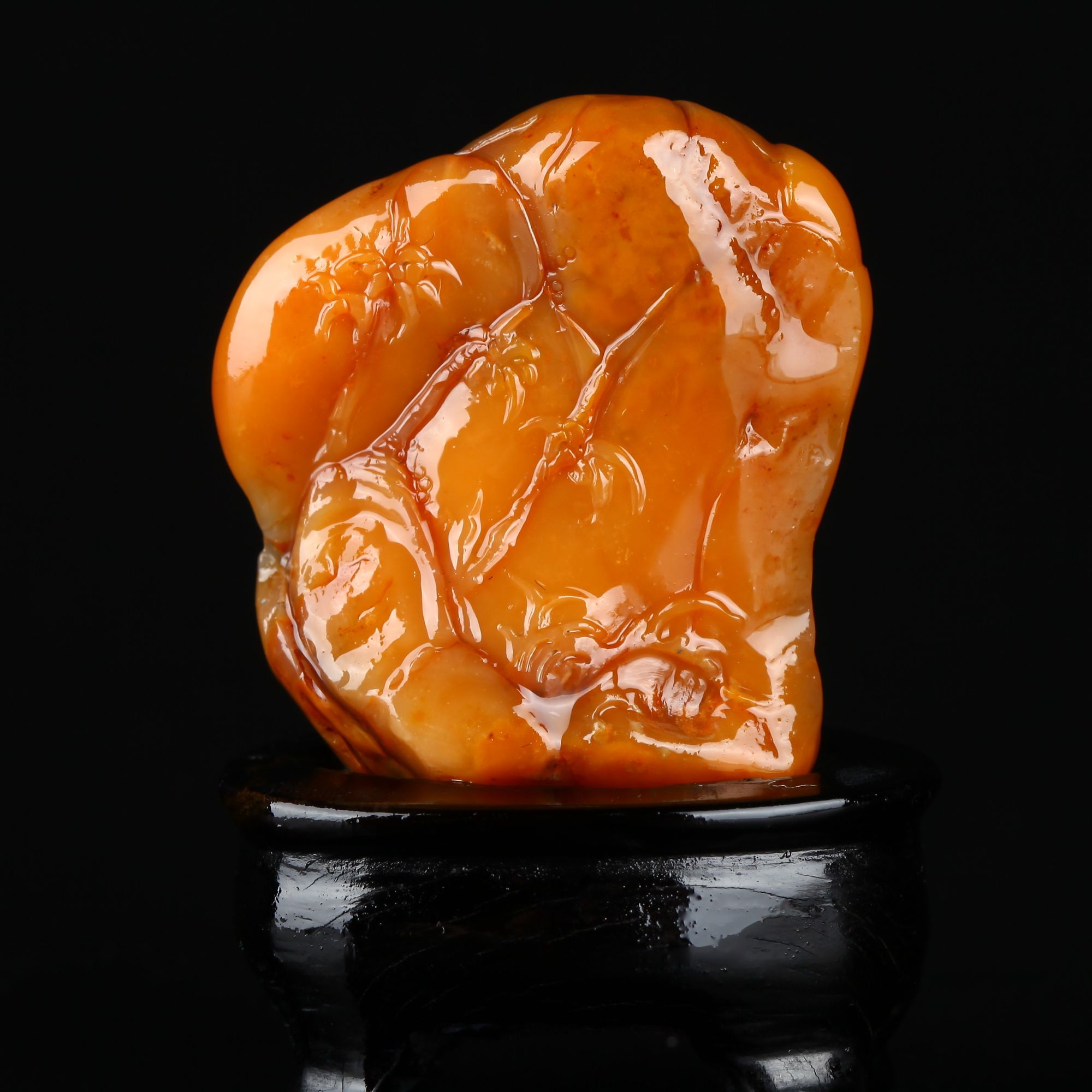 国石/寿山田黄石访友摆件（黄敏）/田黄石/ST1145