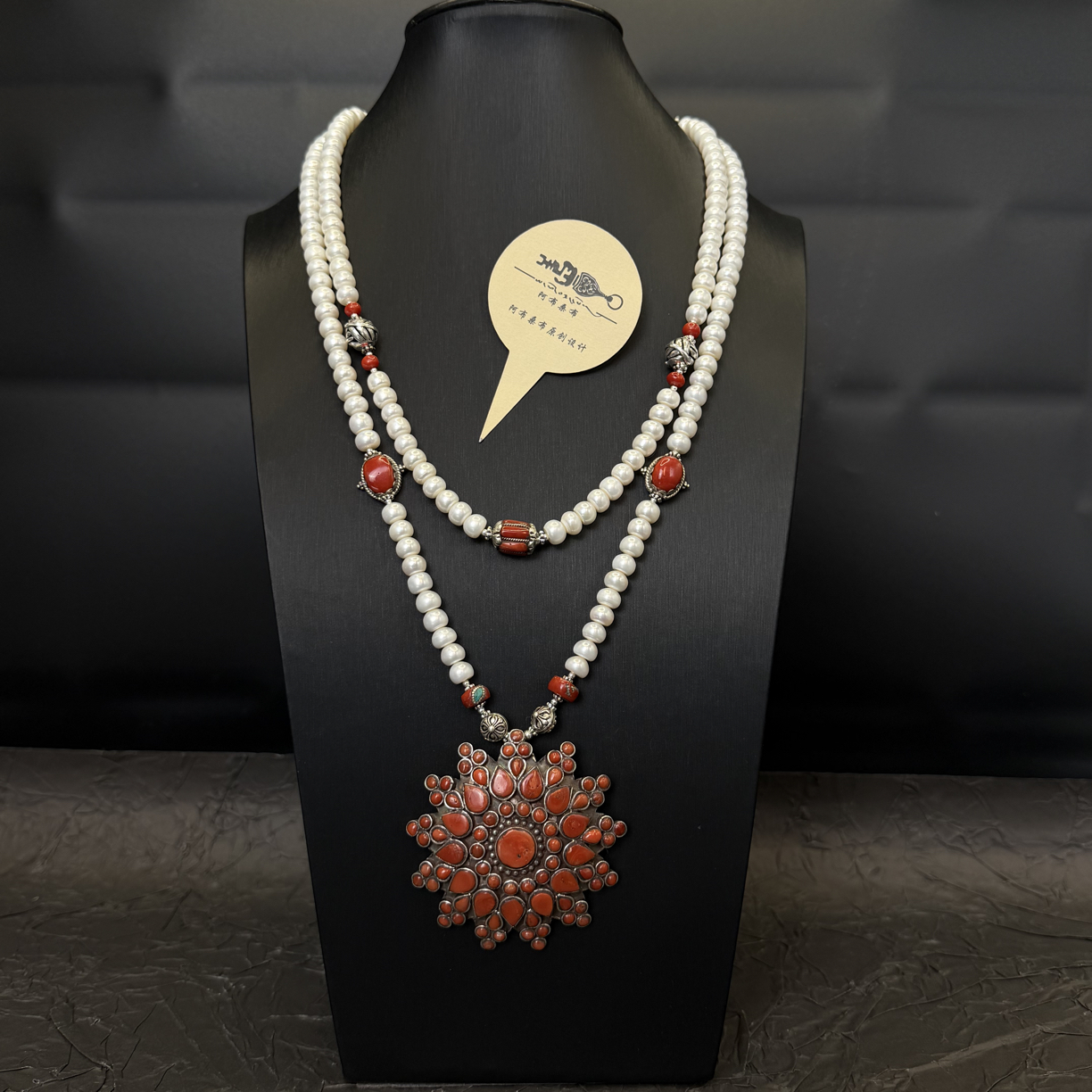 坠链均925银 印度拉达克进口S 925纯银项链