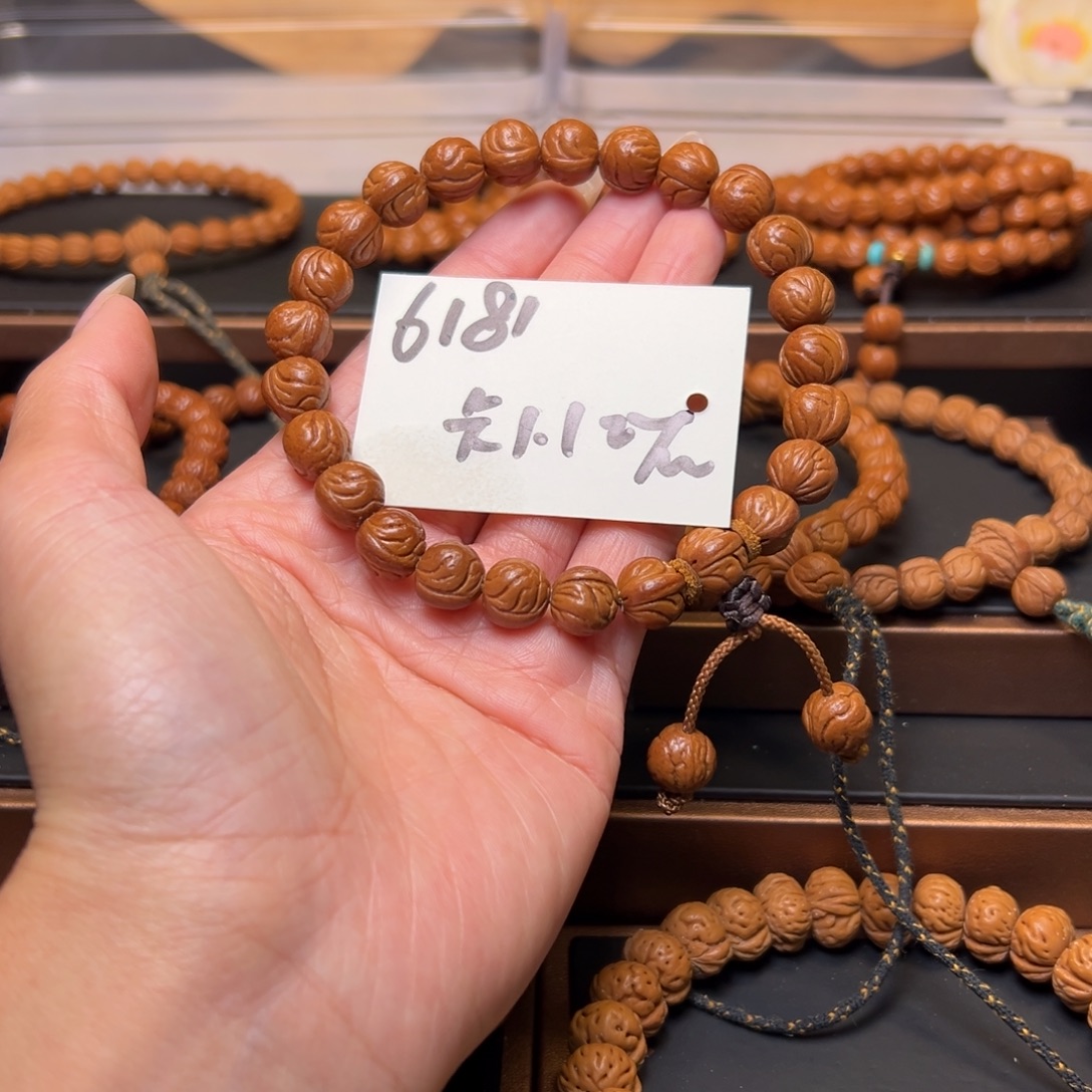 桃核吊坠秦岭野生龙纹桃核