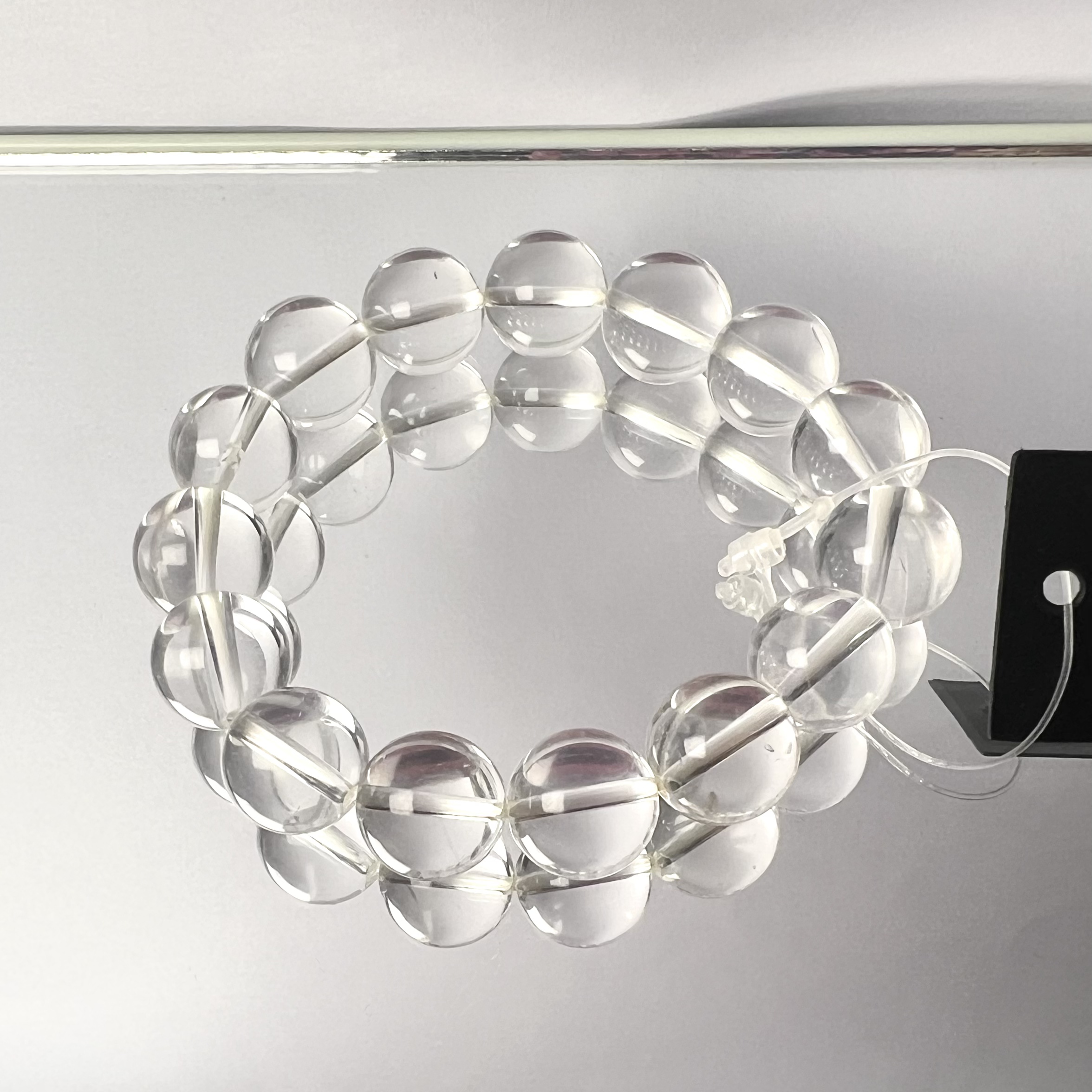 【小微瑕】白水晶手串12mm 巴西 素串 042345