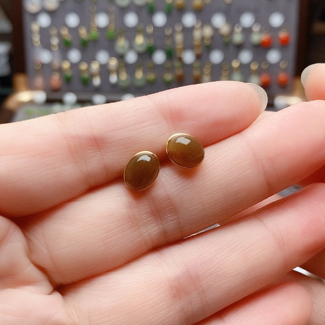 银S925镶嵌手链和田玉