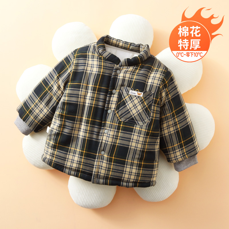 棉花棉袄350克冬季加厚外出厚棉服女男童内胆纯棉宝宝手工棉衣