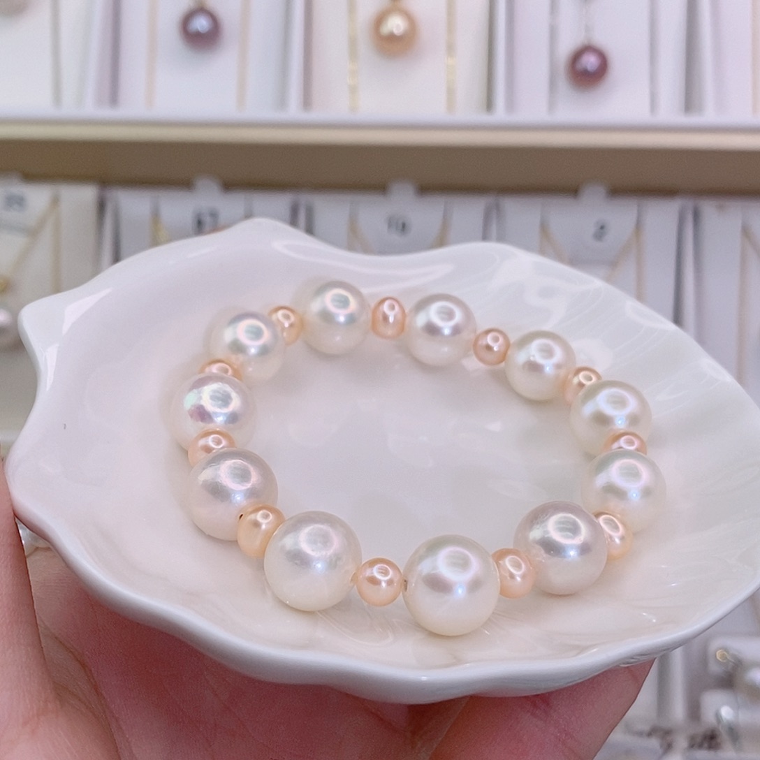 ****～淡水珍珠银S925镶嵌颈饰