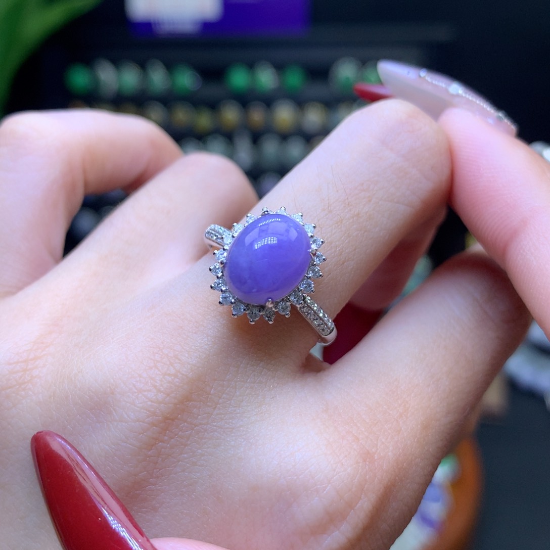 翡翠颈饰18K金镶嵌天然 